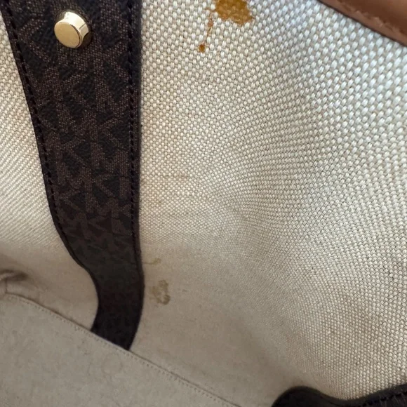 Michael Kors Eva Large Jet Set Girls Tote Bag~Matching Wallet~Beautiful - Picture 7 of 14